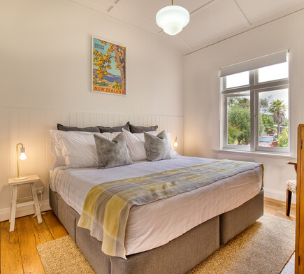 Bedroom in the Bach in Mangawhai