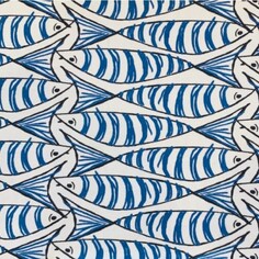 Santorini - Blue and white fish
