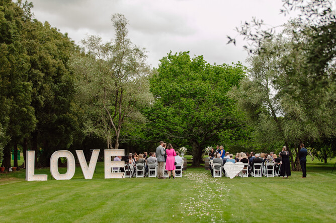 Markovina Estate Wedding Venue Chestnut Tree Ceremony