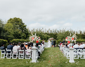 Auckland Garden Wedding Ceremony: The Cherry Blossom Round