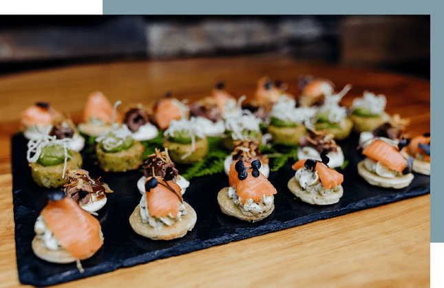 salmon canapes image