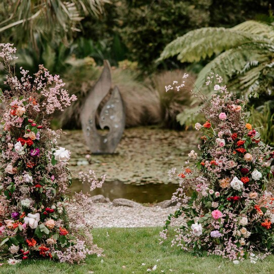Florals for Pebble Beach Wedding Ceremony
