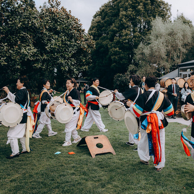 Korean Drum Performers