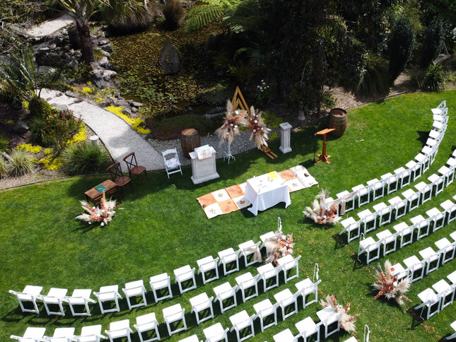 Markovina Vineyard Estate Pebble Beach Ceremony