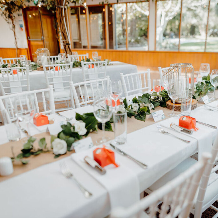 Table Decor Under the Vines
