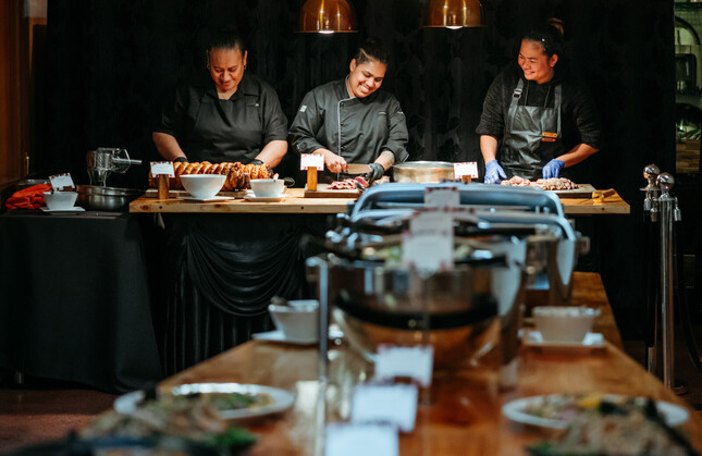 chefs preparing food