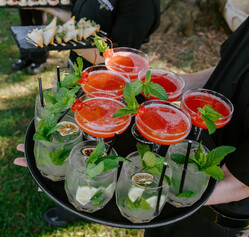 Markovina Estate Wedding Venue His & Hers Cocktails