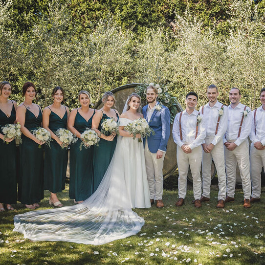 Barrel Feature Wedding Ceremony