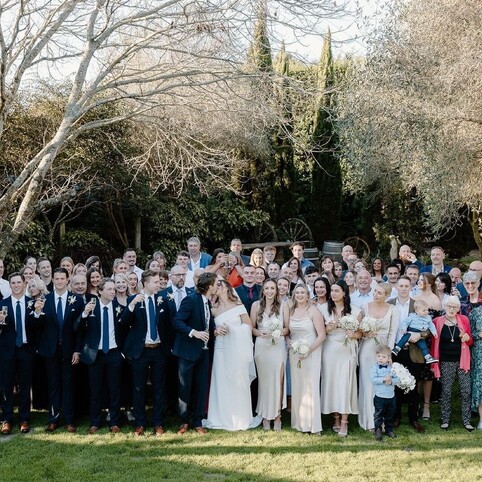 Bridal party group photo
