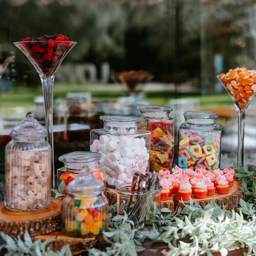 image of dessert table