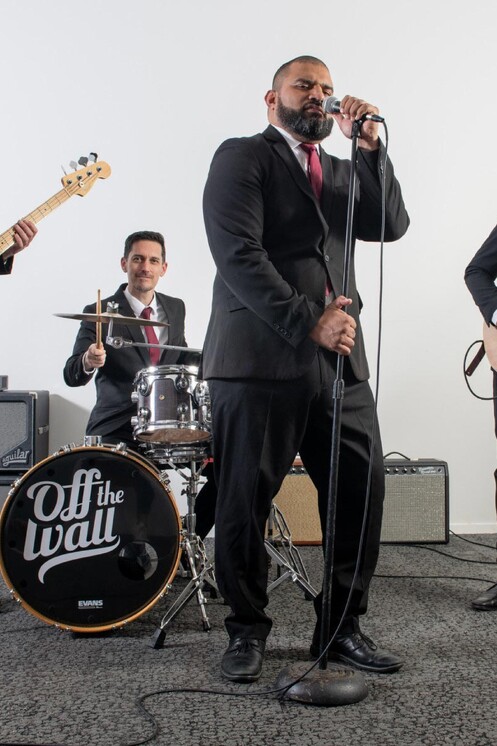 wedding band and lead singer