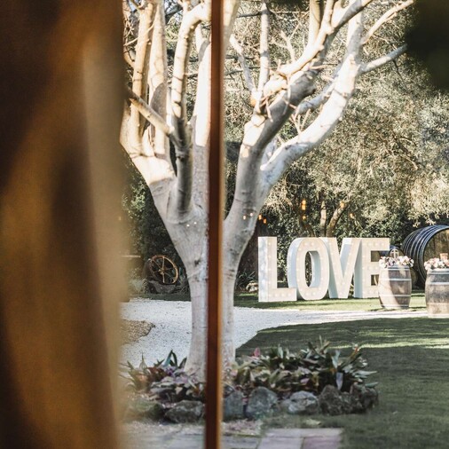 Love sign at Markovina