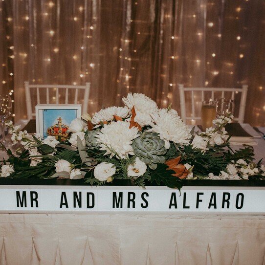 Bridal Table Signage