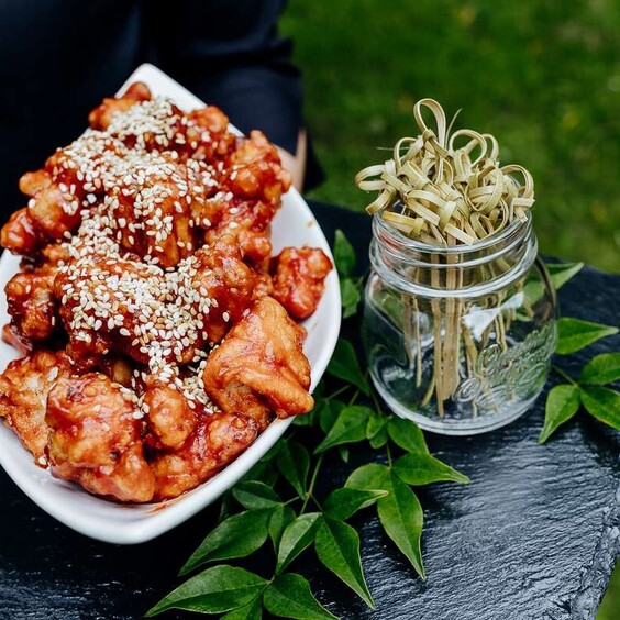 Canape served at Markovina Estate Open Day