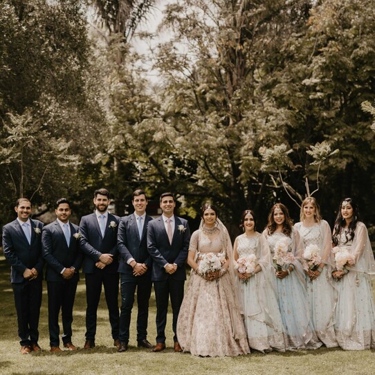 Indian Bridal Party Photo