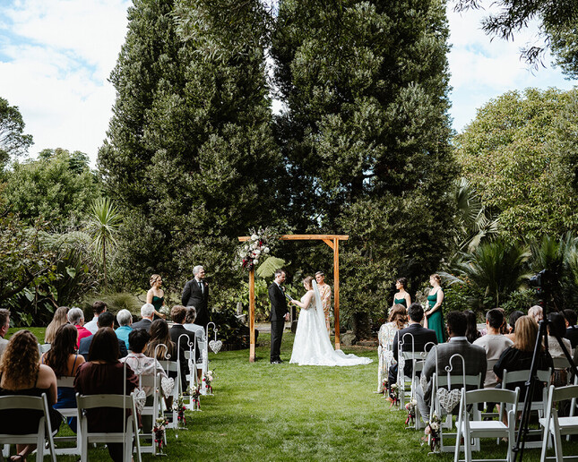 Markovina Vineyard Estate two Kauri Trees Ceremony