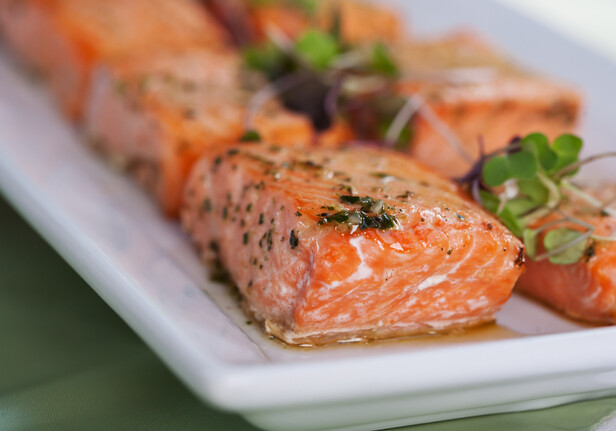grilled salmon