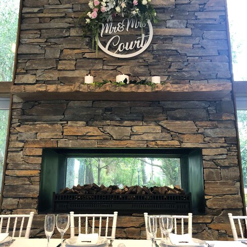 fire place at Markovina