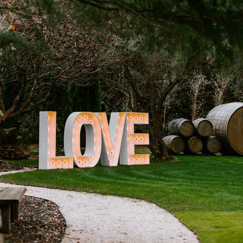 love sign at Markovina