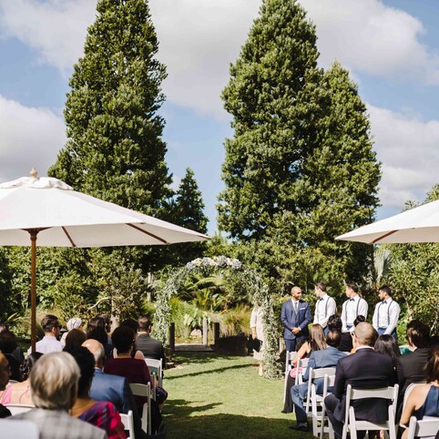 outdoor ceremony