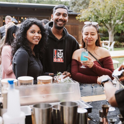 guest at Markovina wedding