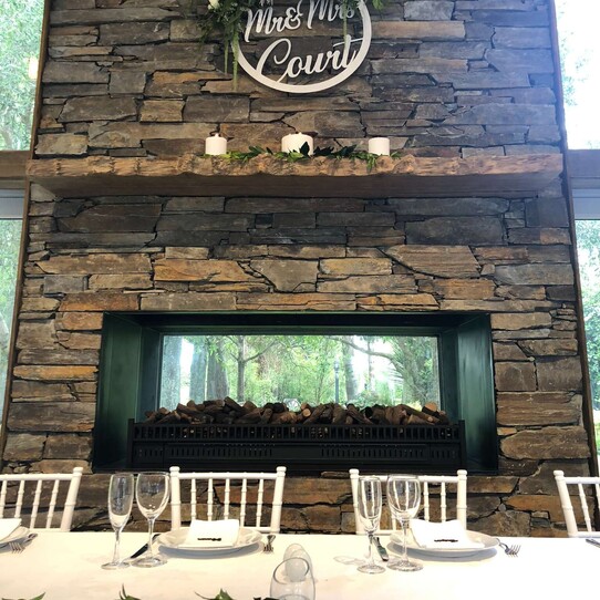 Fireplace Dining at Markovina Estate