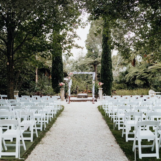 Barrel Waterfall Wedding Ceremony