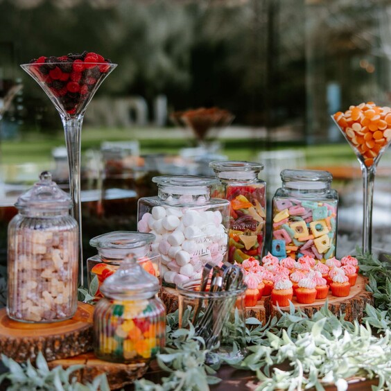 image of dessert table