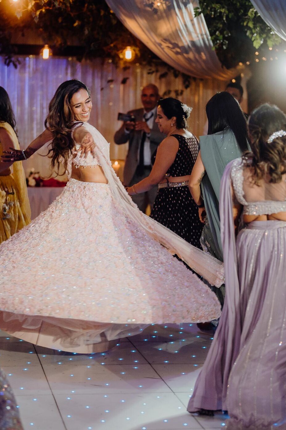 Bride Dancing on Dance Floor