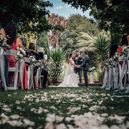 bride and groom