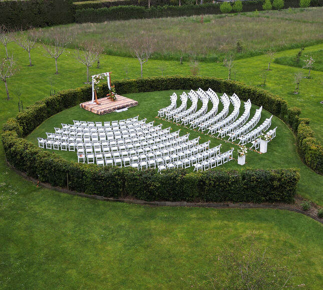 Markovina Vineyard Estate Cherry Blossom Round Ceremony