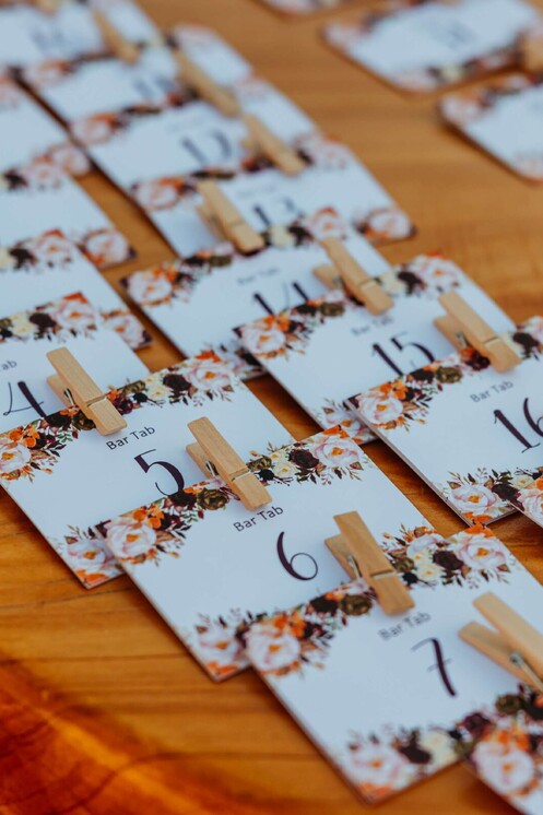 wedding guests bar tab