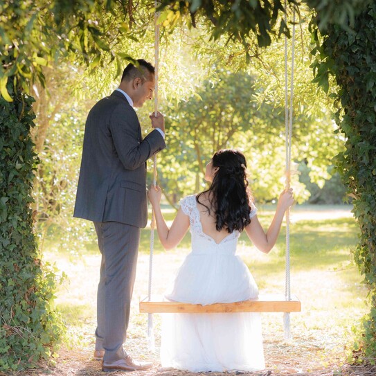 bride and groom