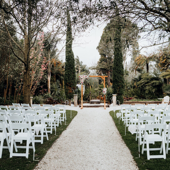 Barrel Waterfall Wedding Ceremony