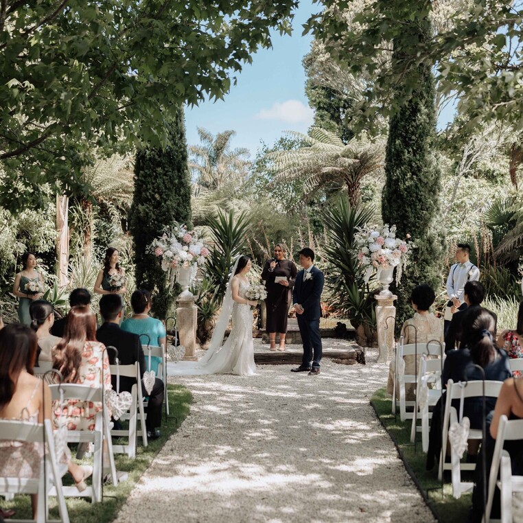 Wedding Ceremony at Markovina Estate