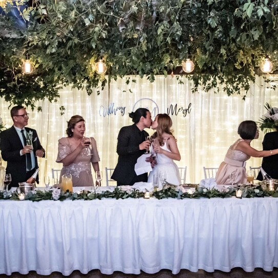 Wedding Reception Under the Vines