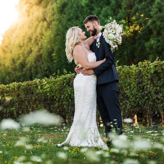bride and groom
