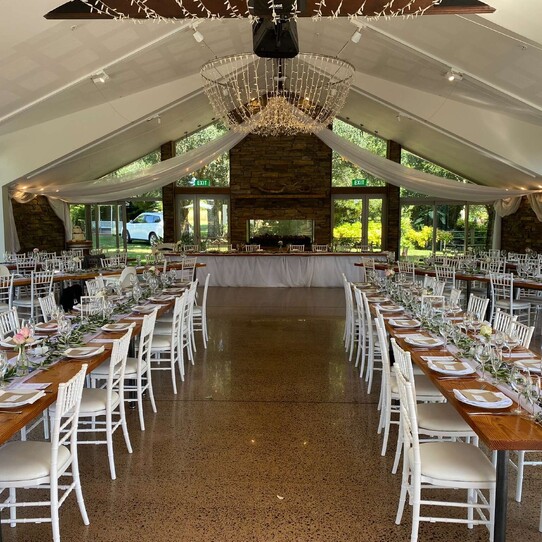 Fireplace Dining at Markovina Estate