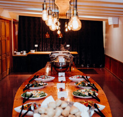 Markovina Estate Wedding Venue Buffet Room