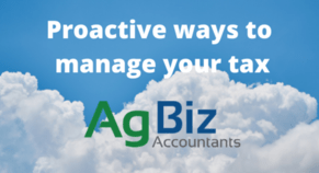 Proactive ways to manage your tax