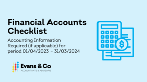 2024 Financial Accounts Checklist