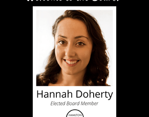 Welcome Hannah Doherty to the Board