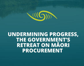 Undermining Progress: The Government&#039;s Retreat on Māori Procurement