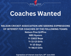 Coaching Opportunities Open for 2025/26 Representative Season