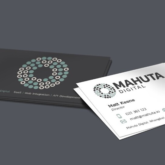 Mahuta Digital logo design