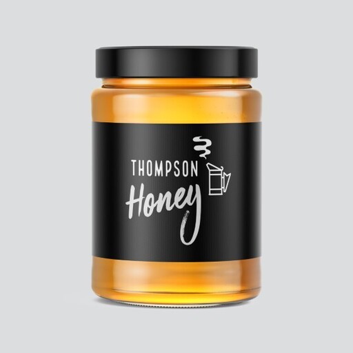 Thompson Honey Label design