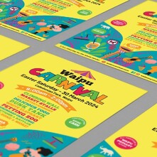 Poster design Easter carnival