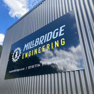 Vinyl cut sign design