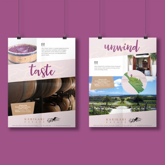 Winery marketing design