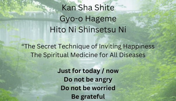 The Five Reiki Principles or Gokai